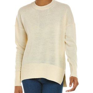 Theory NWT Karenia Merino Wool Ivory Sweater S